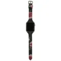 Bracelet de montre en cuir à imprimé floral compatible smartwatch accessoire femme - 38/40/41mm / Rose