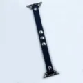 Bracelet de montre en cuir bleu foncé avec rivets métalliques compatible Apple Watch. - 38/40/41mm / Bleu foncé