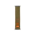 Bracelet de rechange tissé en toile pour Apple Watch Ultra 2 SE Série 9 8 7 49mm 45mm - Beige
