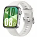 Cinturino di ricambio in silicone compatibile con Huawei Watch Fit, durevole e impermeabile. - Fibbia Nera Fit4 / Sabbia Rosa