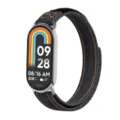 Correa de reloj de repuesto de mezclilla con velcro para banda inteligente Xiaomi - Universal para Xiaomi Mi Band 8/9 / Negro Denim