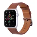 Bracelet de montre en cuir véritable marron de qualité, compatible avec montre intelligente. - 38/40/41 mm (S10 42 mm) / Café