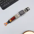 Bracelet de montre en nylon outdoor avec detail de boucle magnetique pour montre. - 20mm / Gris
