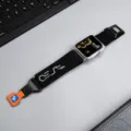 Bracelet de montre en nylon noir trail loop compatible avec Apple Watch ultra 2 série 9 10 velcro - 38/40/41 (s10 42 mm) / Noir