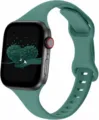 Green silicone watch strap replacement, comfortable soft wristband for smart watch accessories - 38/40/41mm / Pine Green