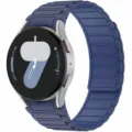 Μαγνητικό λουράκι ρολογιού σιλικόνης για smartwatch Samsung, ευέλικτος και απαλός σχεδιασμός. - Σκούρο και ανοιχτό μπλε ναυτικό