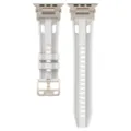 Durable replacement silicone watch band compatible with Apple Watch Ultra SE white. - White 42/44/45/49MM