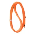 Sangle de téléphone portable en nylon orange bandoulière réglable avec boucles en métal - Orange