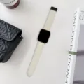 Cinturino di ricambio in pelle con fibbia magnetica pieghevole compatibile Apple Watch, avorio. - 38/40/41 mm (S10 42 mm) / Bianco avorio