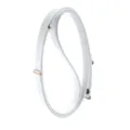 White nylon adjustable phone crossbody lanyard strap, compatible with daily mobile accessories. - Light Gray