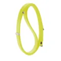 Sangle de téléphone portable en nylon jaune vif avec boucles métalliques réglables. - Blé