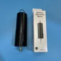 Batterij-aangedreven motor voor windspel hangend display zwart plastic elektrisch apparaat - Nr. 1 Zwart model met cilindrische batterij