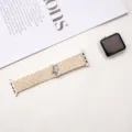 Elastic braided nylon Apple Watch strap with cute cat magnetic buckle for iwatch series - 38/40/41mm (S10 42mm) / Starlight Speckle