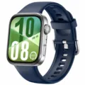 Cinturino di ricambio in silicone per Huawei Watch Fit 4, sportivo e impermeabile. - Fibbia Nera Fit4 / Blu