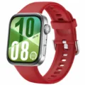 Cinturino di ricambio in silicone per Huawei Watch Fit 4 3 Pro impermeabile rosso - Fibbia Nera Fit4 / Verde militare
