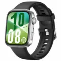 Correa de reloj de silicona de repuesto compatible con Huawei Watch Fit 4 3 Pro banda deportiva - Hebilla Plateada Fit4 / Negro