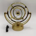 Golden kinetische Kunst Himmelsglobus Schreibtisch Spielzeug, Mobile Ornament für Bürodekor. - Gold Rundkugel Stil