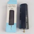 Zwarte batterij aangedreven motor voor windgong hangende decoratie kunststof wit - Nr. 1 Zwart model met vierkante batterij