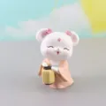 Niedliche antike Harz Maus Figur, Hanfu Design Kunsthandwerk Ornament für Heimdekoration. - 7.5x4cm / Modell 2501C