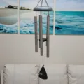 85cm metall 5 aluminium roehren windspiel garten terrasse balkon wanddeko geschenk - 807
