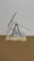 Péndulo de Caos de Metal Arte Cinético Escultura de Equilibrio para Escritorio - Modelo con base de jade