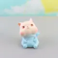 Süße mollige Katzenfigur Tischdekoration kreative Kuchendeko Kunsthandwerk Geschenk. - 1087-4 Spitze Ohren