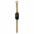 Bracelet de montre en cuir de rechange pour Xiaomi Band 7 Pro abricot double clou - Boucle à Double Broche / Abricot