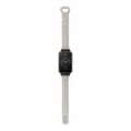 Bracelet de montre de rechange en cuir avec double clous pour appareils, blanc. - Boucle à Double Broche / Blanc