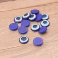 10-20mm DIY Resin Blue Evil Eye Flatback Cabochons for Craft & Phone Accessories - 14mm