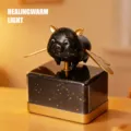 Kreatives fliegendes Schwein Musik Ornament Stimmungslicht, perfektes Geburtstagsgeschenk. - Schwarz