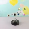 Magnetic perpetual motion desk toy celestial balance office home decor ornament science gadget. - H012 Battery Version (Plastic Frame)