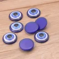 Blue evil eye resin cabochons flatback DIY phone beauty accessories variant view - 20mm