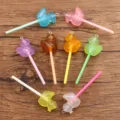 DIY resin duck lollipop charm cute colorful pendant for bag clothing handmade jewelry making - Luminous Duck Lollipop Style (13K02) / 10 Pieces
