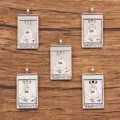 Zinklegering Tarotkaart Hangers The High Priestess Metalen Bedels Sieraden Maken - De Hogepriesteres Stijl (1)
