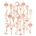 Steampunk Vintage Roségold Legierung Schlüssel Anhänger Verschiedene Größen Schmuck - Roségold