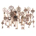 Sortierte Vintage Bronze Steampunk Skelett Schlüssel Anhänger für DIY Schmuck Herstellung. - Rote Bronze