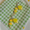 Schattige fruit Tanghulu kraal telefoon bedel, zomer verse simulatie fruit tas hanger. - Zoete Ananas Citroen Hanger