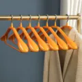 Monsoon Orange Wide Shoulder Clothes Hanger, Non-Slip Solid Plastic Coat Hanger Variant. - Wide Shoulder - Orange