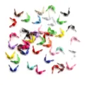 Colorful metal DIY jewelry connectors and bails for handmade crafting and accessories. - 8mm Connector / Pack of 100
