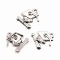 Zinc alloy graduation cap diploma charms DIY necklace bracelet jewelry making accessories - Antique Silver