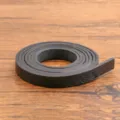 Bande de cuir PU noir pour fabrication de bijoux DIY, artisanat, bracelets, colliers et accessoires. - Noir