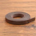 Cordon en cuir PU marron fonce pour bracelet DIY collier materiaux artisanat 120x1cm - Marron