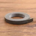 Cordon lanière en cuir PU marron rouleau pour bracelet collier bricolage design - Gris