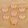 Farbverlauf Harz Schmetterling Anhänger, 15x20mm DIY Schmuck Zubehör glänzende Tier Charms - Stil 1