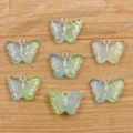 DIY Harz Schmetterling Anhänger, 15x20mm Glitzer Farbverlauf Charms für Schmuck, 8 Farben. - Stil 5