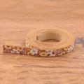 Bloemen PU leer koord band voor DIY handgemaakte armbanen kettingen accessoires 120cm - Patroon 6