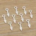 DIY alloy jewelry accessories clock hand shape charms silver pendant crafting components. - No. 12 Clock / 5x16mm