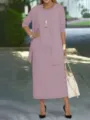 Plus size solid color cardigan camisole and skirt 3-piece set, elegant European style outfit. - 4XL / Light Pink