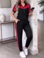 S / Top And Bottom / Black+Red
