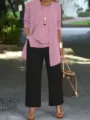 3XL / Set / Light Pink And Black